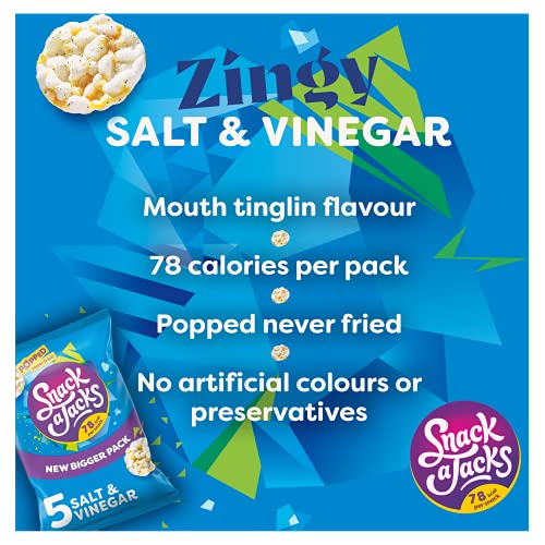 Snack A Jacks Salt&Vinegar 5 x 19g