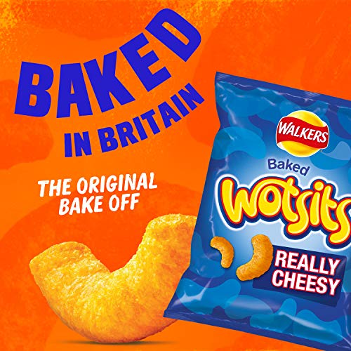 Walkers Crisps Wotsits Cheesy Multipack Snacks, 12 x 16.5 g