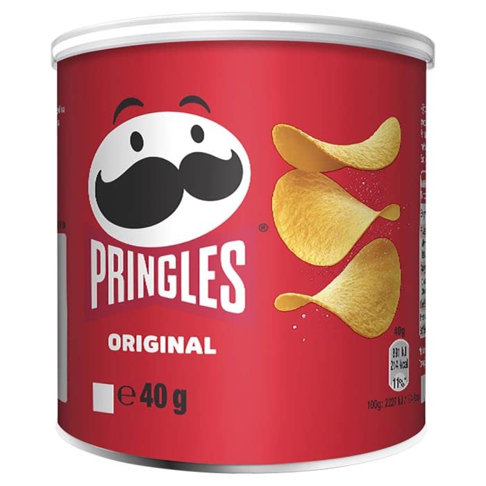 Pringles Original Salted Pop & Go Crisps 12 x 40g