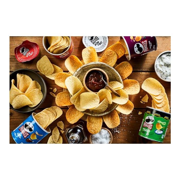 Pringles Original Salted Pop & Go Crisps 12 x 40g