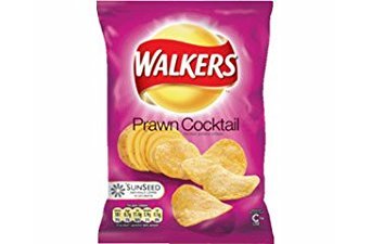 Walkers Crisp Prawn Cocktail 32.5g Bags (Box of 32)