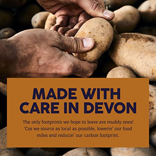 Burts Devon Roast Beef Hand Cooked Burts Crisps - 20 x 40 g Multipack Box - Gluten Free, Hydrogenated Fat Free, Non-GMO - Devon Roast Beef Burts Potato Chips