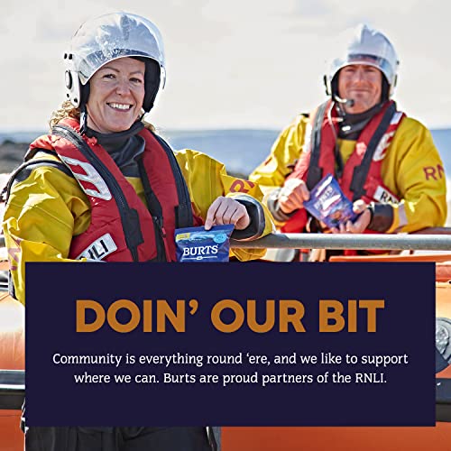 Burts Devon Roast Beef Hand Cooked Burts Crisps - 20 x 40 g Multipack Box - Gluten Free, Hydrogenated Fat Free, Non-GMO - Devon Roast Beef Burts Potato Chips