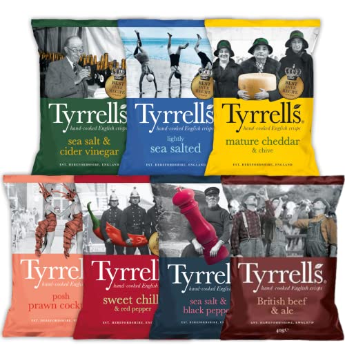 Tyrrells Crisps | Create Your Own Mixed Case 24x40g | Choose how you would like your box mixed, 7 flavours in total