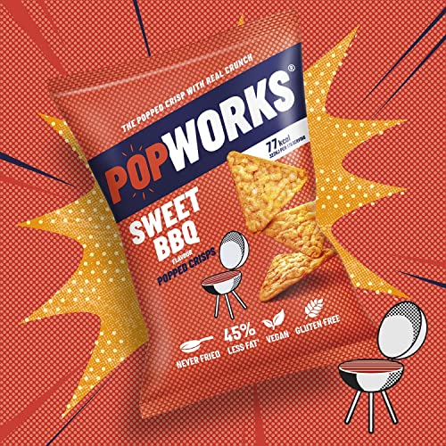 Popworks Sweet Sweet BBQ 85g | Gluten Free | Perfect for Sharing