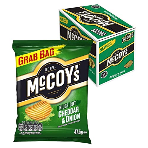 McCoy's Crisps Selection, Pick Any 2 Cases of 36x45g for Any Flavours of Your Choosing | Includes 7 Varieties of Crunchy Potato Crisps Perfect for Snacking