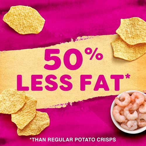 Walkers Oven Baked Prawn Cocktail Multipack Crisps, 32 x 37.5g