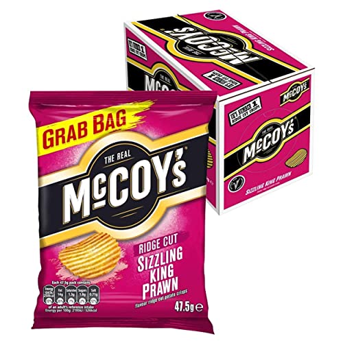 McCoy's Crisps Selection, Pick Any 2 Cases of 36x45g for Any Flavours of Your Choosing | Includes 7 Varieties of Crunchy Potato Crisps Perfect for Snacking