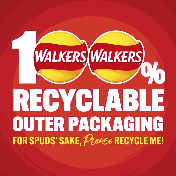 Walkers Meaty Variety Multipack Crisps Box 22x25g