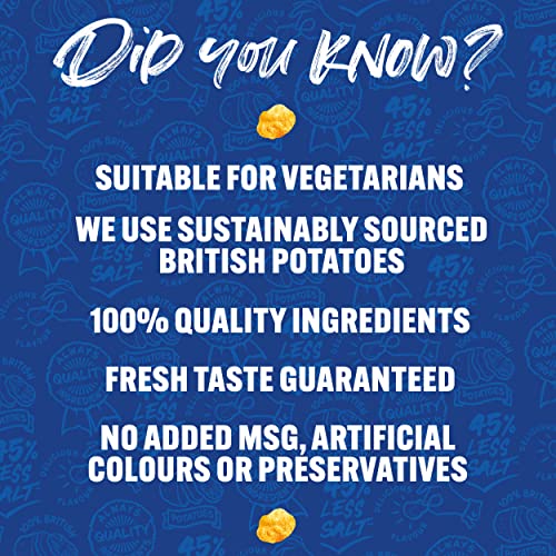 Walkers Less Salt Lightly Salted 6pk, Red