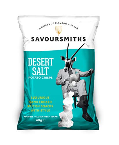 Savoursmiths Big 5 Flavours Luxury Crisps - 5 X 150G Bags [Truffle & Rosemary | Wagyu Beef & Honey Mustard | Desert Salt | Somerset Cheddar & Shallot | Desert Salt & Vinegar]