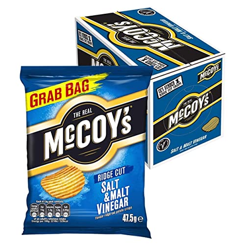 McCoy's Custom Case | 36 Pack | Choose any 3 Flavours & Receive 12x45g of each Choice | Includes 5 Varieties of Crunchy Potato Crisps Perfect for Snacking