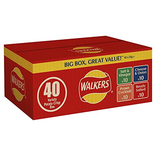 Walkers Variety Box Crisps (Pack of 40)