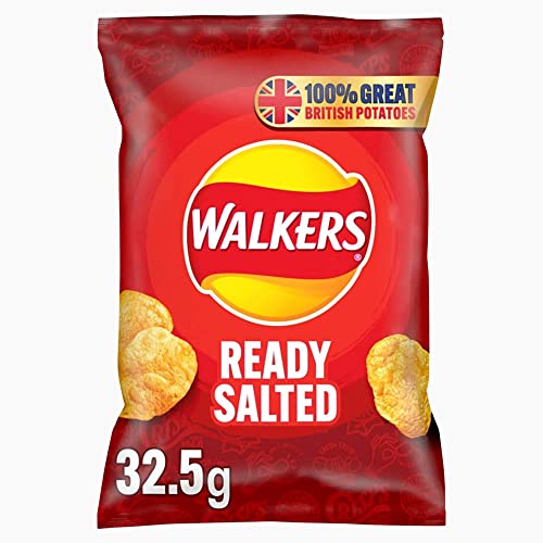 Walkers Crisps Custom Case Selection- Mixed Box of Flavoured British Potato Chips - 32 Pack, Select Any 4 Flavours of Your Choosing & Receive 8x32.5g of Each