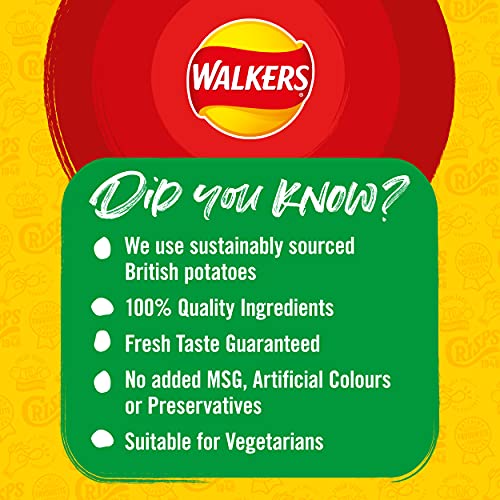 Walkers Marmite Crisps Box, 32.5 g (Case of 32)