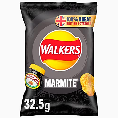 Walkers Crisps Custom Case Selection- Mixed Box of Flavoured British Potato Chips - 32 Pack, Select Any 4 Flavours of Your Choosing & Receive 8x32.5g of Each