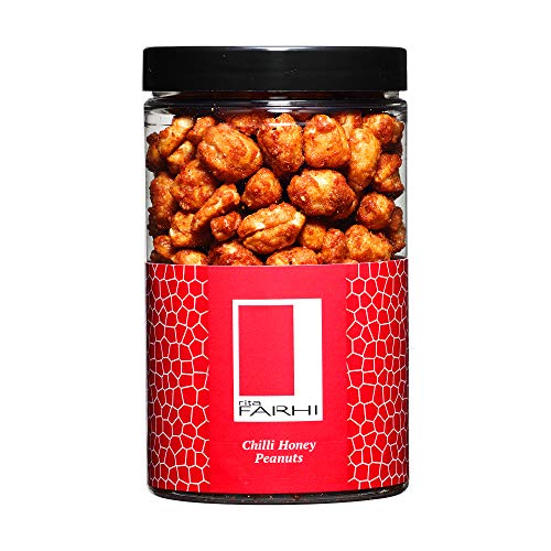 Rita Farhi Caramelised Chilli Honey Peanuts in a Luxury Gift Jar 260g - Chilli Nuts
