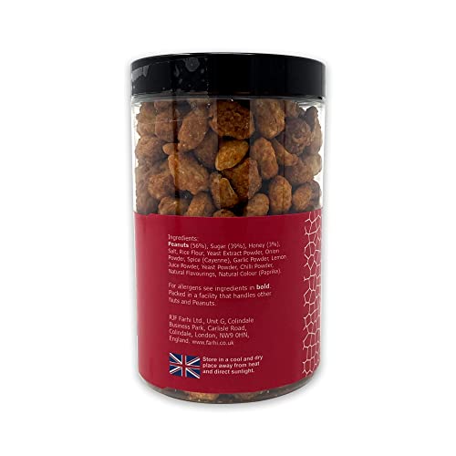 Rita Farhi Caramelised Chilli Honey Peanuts in a Luxury Gift Jar 260g - Chilli Nuts