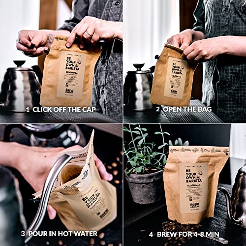 Original Gourmet Coffee Gift Set for Men & Women – 5 of the World’s Finest Single Estate Specialty & Organic Coffees | Brew & Enjoy Anytime, Anywhere | Hamper Style Letterbox Gift Idea for Him & Her