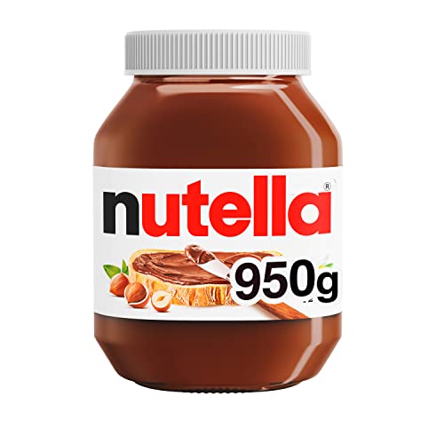 Nutella Chocolate Spread, Hazelnut, for Pancakes, Porridge, Muffins and Party Food, Unique Recipe, Smooth Texture and an Unmistakable Taste, 2 x 950g Jar