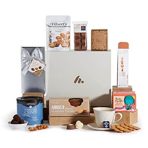 Ultimate Treats Gift Hamper - Chocolates, Sweets, Biscuits, Truffles, Savoury Snacks, Artisan Tea | Indulgent Food Gifts For Couples, Gift Hampers For Women, Hampers For Couples, By Clearwater Hampers