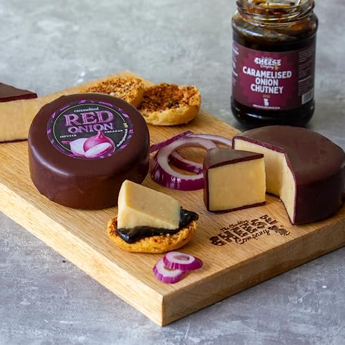 Cheese and Port Gift Box. The Ultimate Port Gift Set for Food Gifts for Men and Women to Enjoy. Perfect for Birthday Hampers for Women and Men. Delicious Unusual Gifts. The Chuckling Cheese Company.