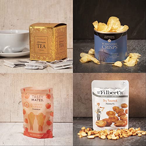 Ultimate Treats Gift Hamper - Chocolates, Sweets, Biscuits, Truffles, Savoury Snacks, Artisan Tea | Indulgent Food Gifts For Couples, Gift Hampers For Women, Hampers For Couples, By Clearwater Hampers