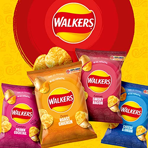 Walkers Roast Chicken Crisps Box, 32.5 g (Case of 32)