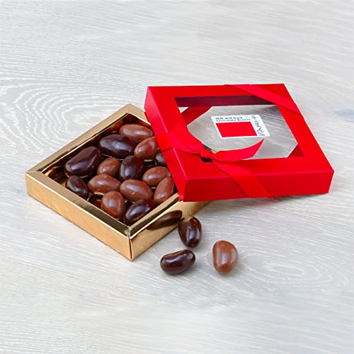 Rita Farhi Milk Chocolate Coated Brazil Nuts in a Luxury Gift Box | Christmas Chocolate Nuts Present | Palm Oil Free - 210 g