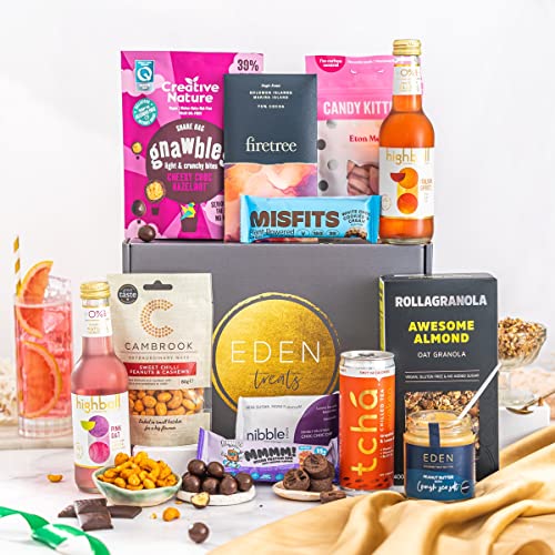 Birthday Hampers For Women, Vegan Chocolate Gifts For Women, Letterbox Gifts, Gluten Free Snacks, Dairy Free Chocolate, Vegan Hamper, Afternoon Tea Hamper For 2 - Luxury Hampers & Gourmet Gifts