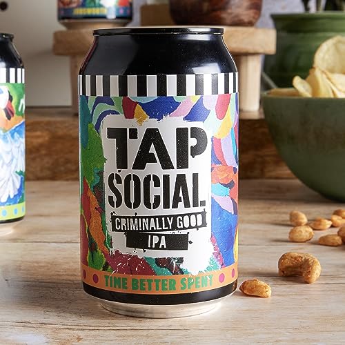 Craft Beer Hamper With Premium Pub Snacks - British Beer Hampers For Men, Unique Beer Gifts For Men, Craft Beer Gift Set For Men, Hamper For Men, Hamper for Men, Lager Gift Set, Clearwater Hampers