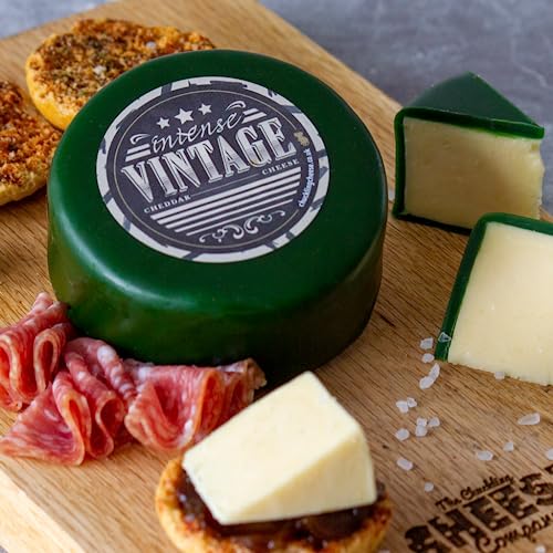 Timeless Classic Cheese Gift Box. Delicious Luxury Gift Hamper Packed Full of A Mix of Wax Truckle and Barrel Cheddar Cheese. for The Ultimate Unusual Gifts, The Chuckling Cheese Company.