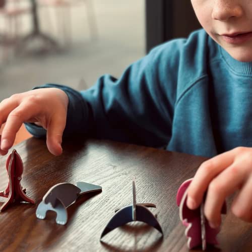 PLAYin CHOC ToyChoc Box, Organic Chocolate Gift Box for Kids With Surprise 3D Puzzle Toy, Gluten, Nut & Dairy Free Chocolate, Award Winning Vegan UK Chocolatier - Sea Animals