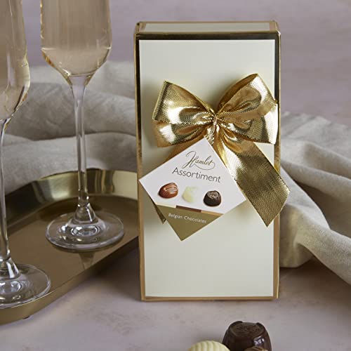 Prosecco & Chocolates Hamper - Indulgent Belgian Truffles & Prosecco Wine Gift Set | Prosecco Gifts For Women, Hampers & Gourmet Gifts For Women, Birthdays, Anniversaries, Easter, By Clearwater Hampers