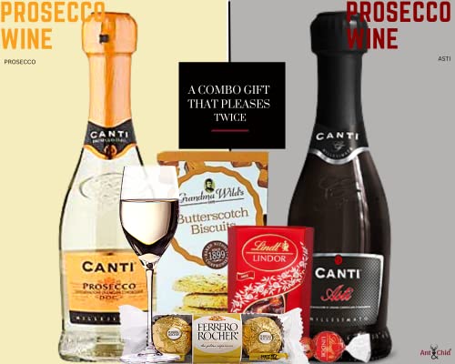 Prosecco Chocolate Hamper Gift Set for Her, Birthday Gifts for Women, Gift Set for Women, Birthday Gifts for Women - A Gift for all occassions