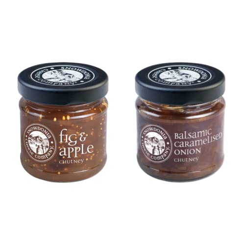 Snowdonia Cheese Company Gift Hamper Containing Three, 200g Truckles, Chutneys, Farmhouse Pate & Wafers For Cheese. Hamper Exclusive To Burmont's