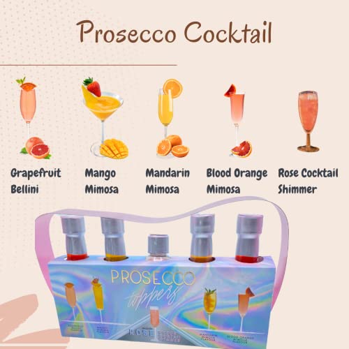 Prosecco Gifts for Women - Prosecco Gift Set, Wine Gift Set, Birthday Hamper for Women, Alcohol Gift Hamper, Thank You Teacher Gifts - Wine and Chocolate Gift Set, Prosecco Toppers, Biscuits