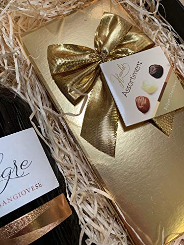 Wine Gift Set For Women & Men Who Love a Bottle of Red Wine and Chocolate | Birthday Hamper For Him, Her or Couples - Best Friends & Red Wine Lovers UK