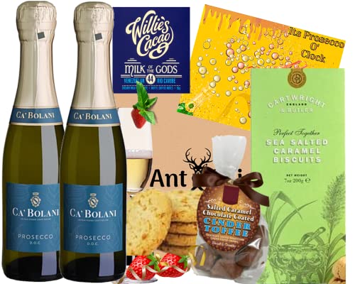 Prosecco Wine Gift Set for Her-Birthday Gift Set for Women-Ideal Best Friend Gift for Women -Birthdays|Annivessaries|Easter|Valentine|Christmas