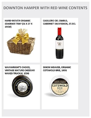 Downton Hamper With Red Wine