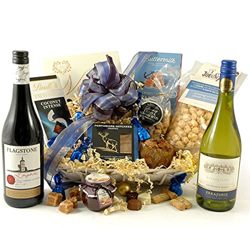The Sapphire Luxury Food & Wine Hamper - Award Winning Food & Drink Hamper for Family, Friends, Staff or Clients