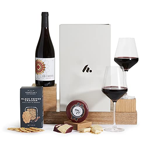 Wine & Cheese Hamper - Hampers and Gift Baskets with Cheese - Red Wine Gift Hampers - Free UK Delivery