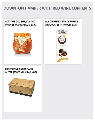 Downton Hamper With Red Wine