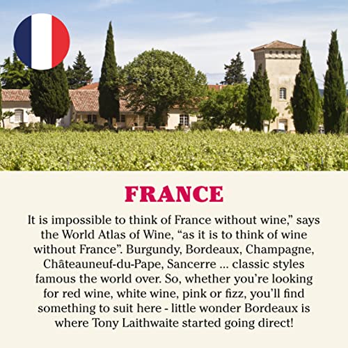 Laithwaites Best of French Red Wine Selection - Case of 6 Mixed Bottles (75cl) - Includes Cabalie Grenache-based blend, Merlots & Malbecs