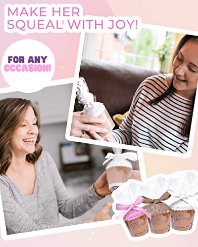 Birthday Gifts for Women “If You Can Read This Bring Me Tea! ” Gifts for Her Funny Cupcake Socks - Warm Fluffy Socks Women Christmas Presents for Mum Friendship Valentines Mothers Day gifts ideas