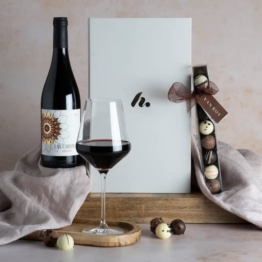 Clearwater Hampers - Red Wine & Chocolate Hamper - Red Wine Gift & Chocolate Gift Set - Red Wine Gifts For Women, Hampers for Men, Chocolate Gifts For Men and Women, Gourmet Gifts, Red Wine Gift