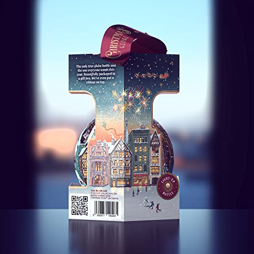 Christmas Globe Gin Liqueur – Spiced Orange and Cranberry Flavour, 70cl, 20% ABV