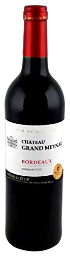 Selection Bordeaux - Gift box 3 Red Wines with gold medal in wooden case - Ideal to offer - Origin : Bordeaux, France (3 x 0.75 l)