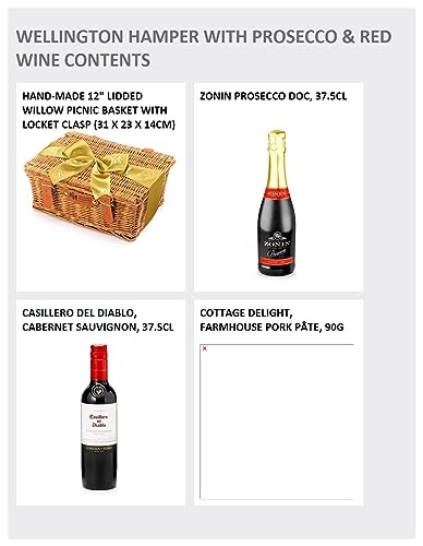 Wellington Hamper With Prosecco & Red Wine