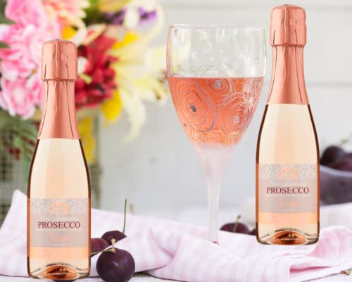 The Pink Rose Prosecco Chocolate Hamper Gift Set, Prosecco Gift Set for Women - All Birthdays|Mother's Day|Valentine Day|cassions